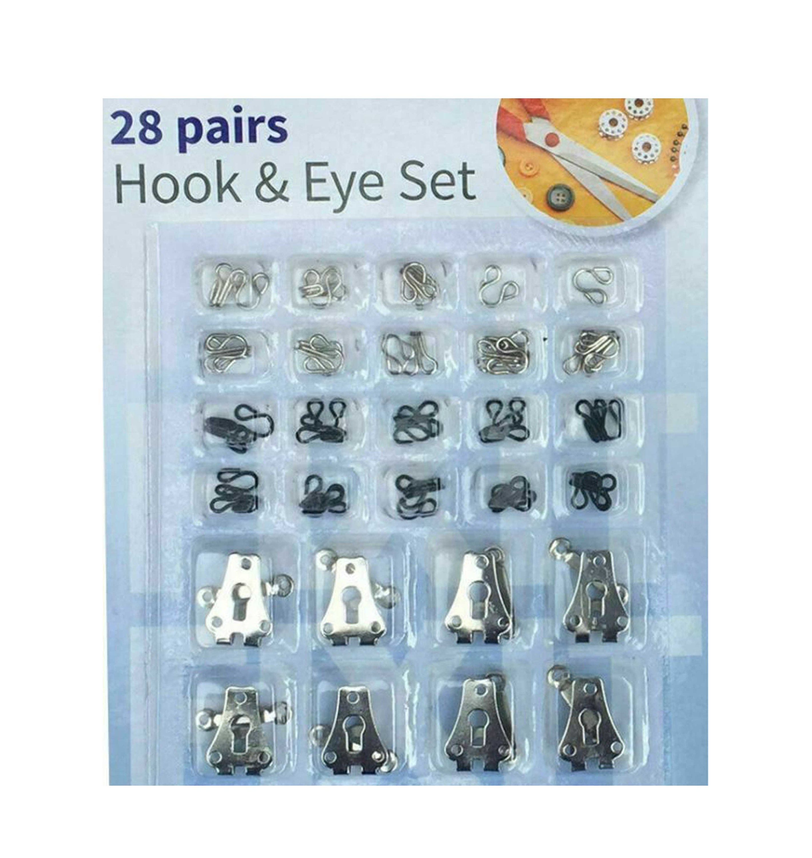 28 Pairs of Sewing Hook and Eye Set Sew on Brass Hook & Eye Etsy