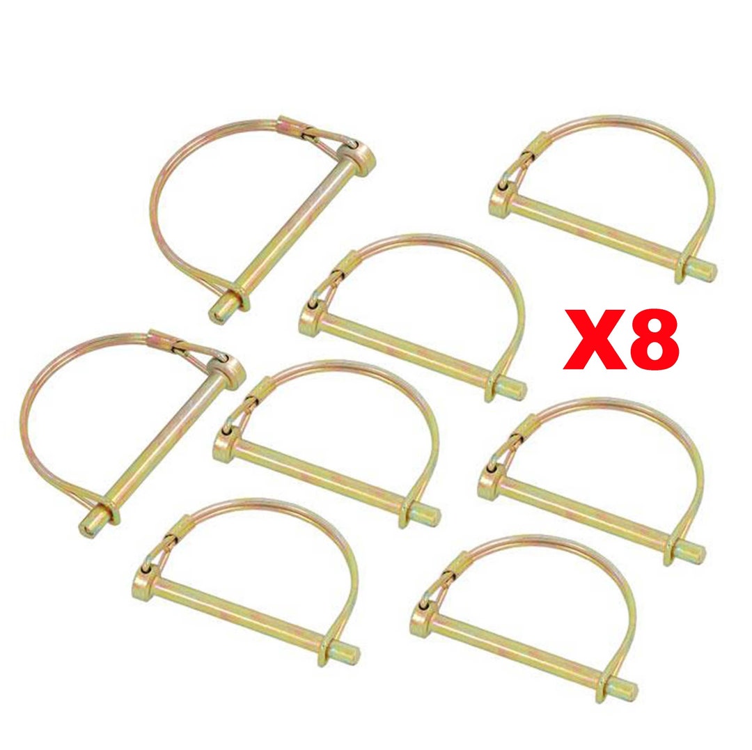 8 X 6mm D Clip Lynch Linch Linchpin Lynchpin Trailer Shaft Locking