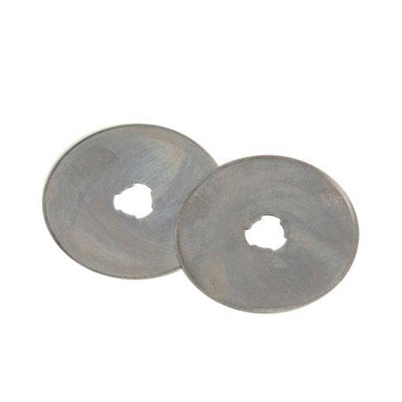 2 Piece 45mm Rotary Cutter Blades FOR 45mm Round Rotary Cutter Card Paper  Sewing Quilting Roller Fabric Cutting Tool 