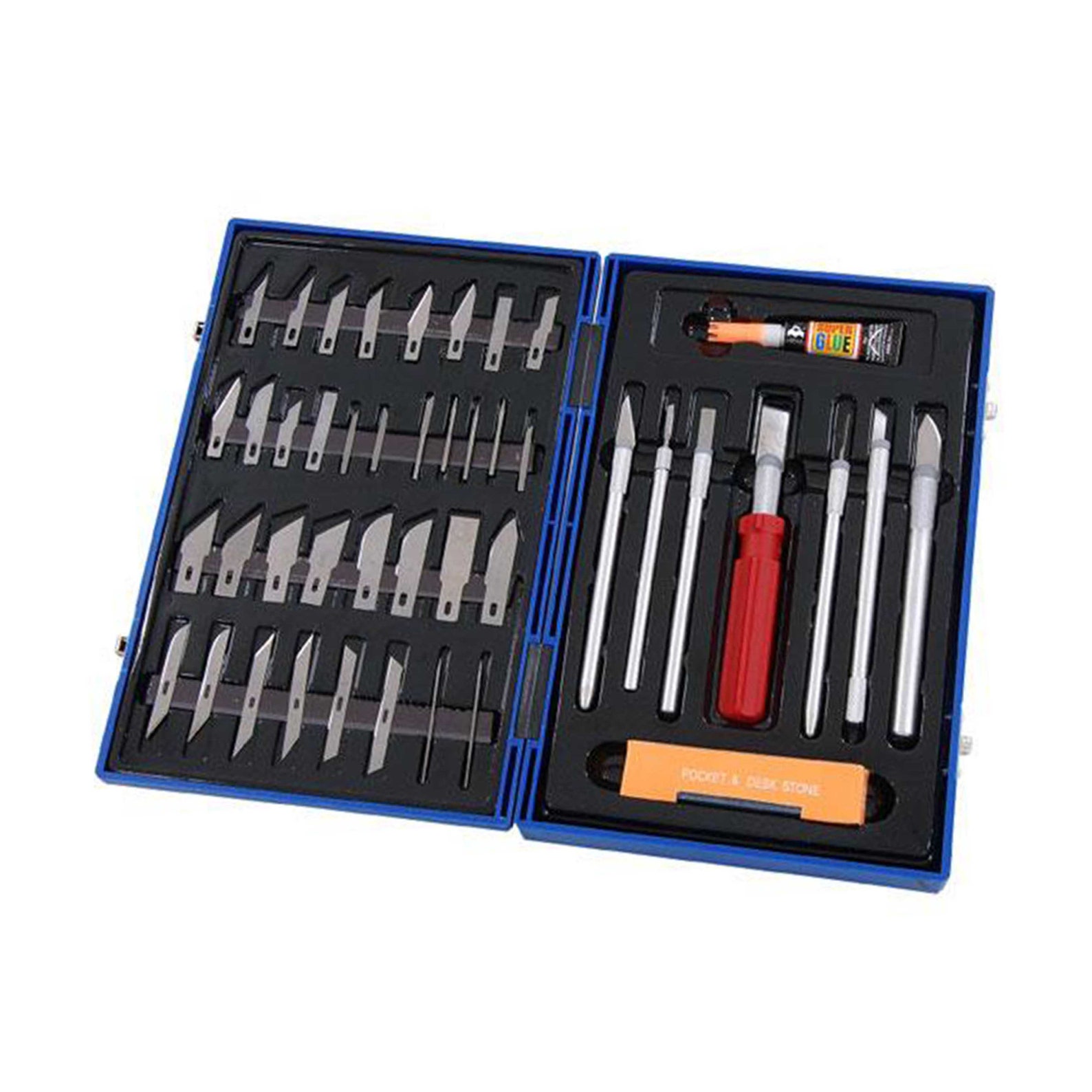 51 Piece Hobby Craft Knife Set Perfect for Hobby Modelling Craftwork