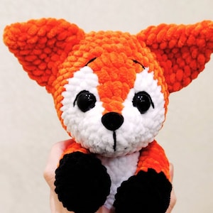 Schema volpe amigurumi, Schema volpe all'uncinetto, Schema peluche animali foresta all'uncinetto, Schema inglese amigurumi pdf