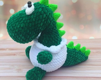 Crochet pattern baby dragon, Amigurumi pattern fantasy animals, Plush pattern amigurumi toy, English pattern pdf