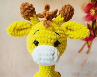Giraffe amigurumi tutorial/ Crochet pattern safari animals/ English pattern amigurumi pdf/ Stuffed animals crochet pattern