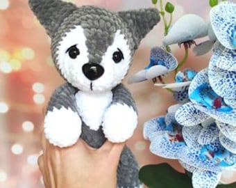 ONLY ENGLISH/ Crochet pattern wolf/ Amigurumi pattern stuffed animals/ Crochet woodland animalls toy/ Digital pattern amigurumi pdf