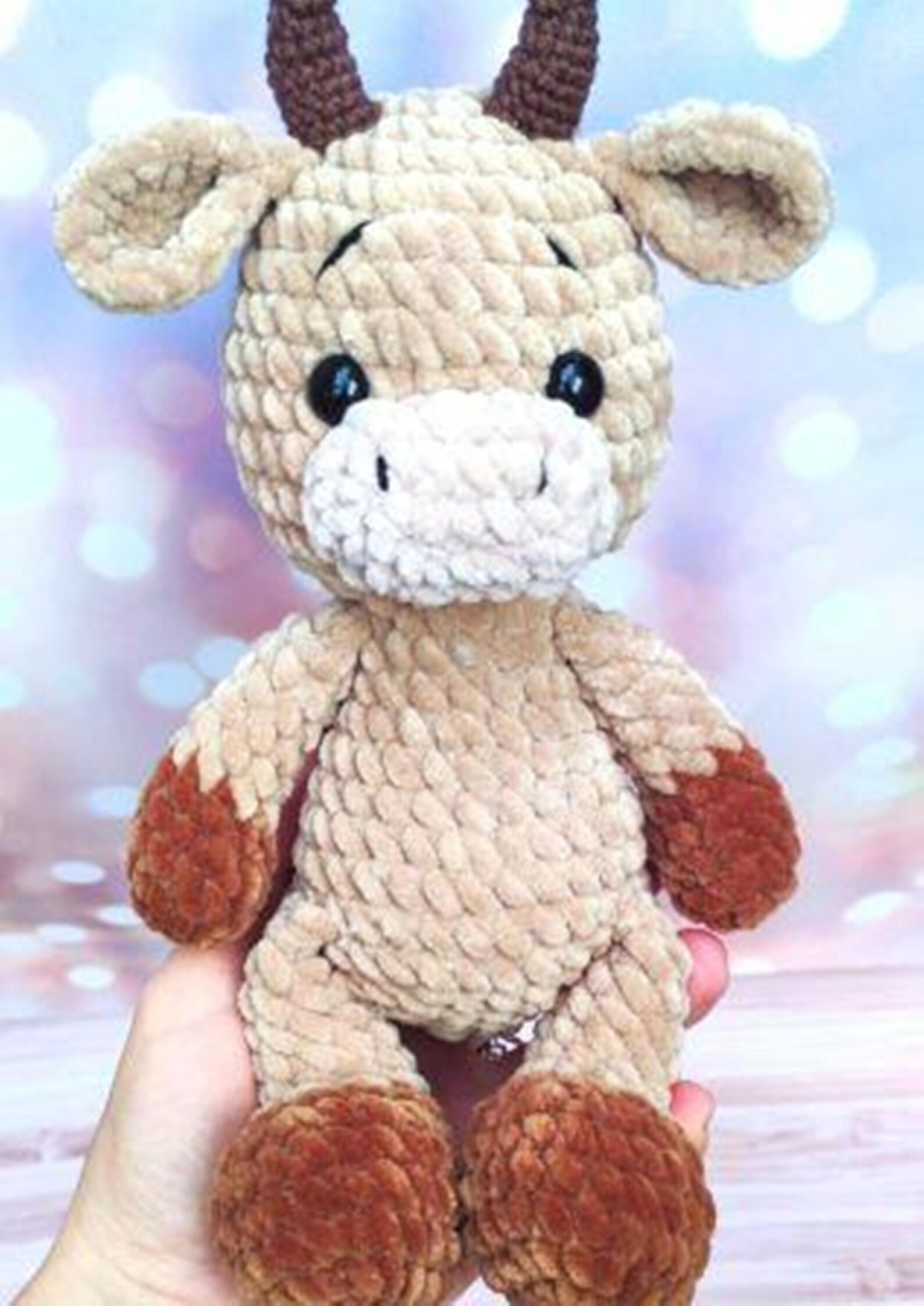 Amigurumi Bull Crochet Pattern, Farm Animal (PDF Pattern) - Etsy