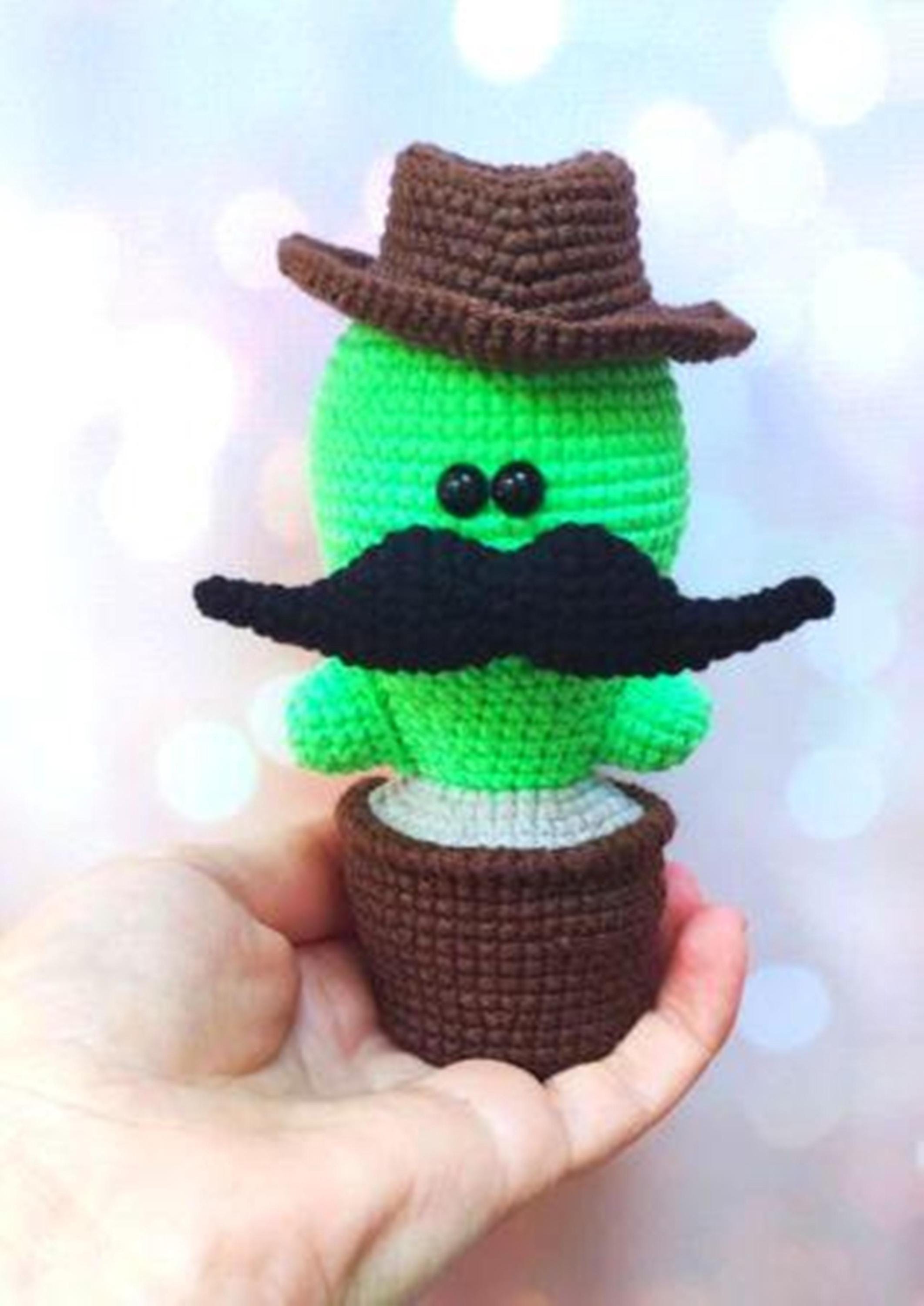 Funny Cactus Wrist Pincushion Pattern