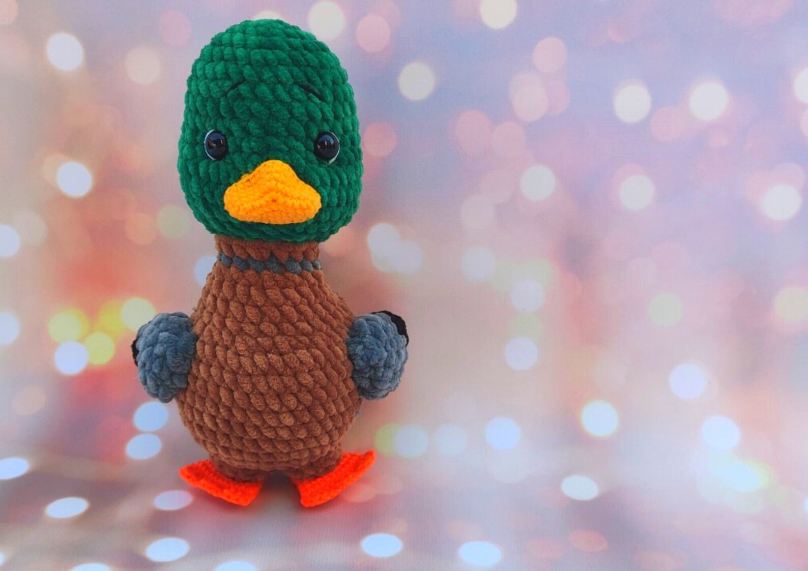 Mallard Duck Crochet Pattern Amigurumi Duckling Pattern Etsy