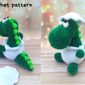 Baby dragon crochet pattern/ Amigurumi tutorial stuffed dragon/ Fantasy animals crochet pattern/ English pattern amigurumi pdf