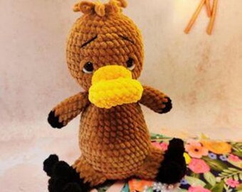 Crochet Platypus Pattern - Amigurumi Tutorial PDF Animal