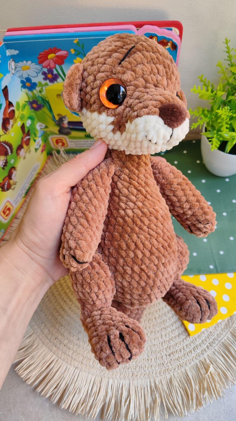 Crochet Otter Pattern PDF - Amigurumi Animals Tutorial Digital Download ...