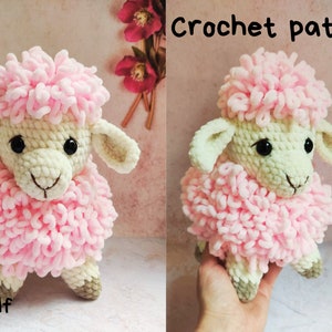 Amigurumi pattern sheep/ Crochet pattern stuffed lamb/ Farm animals crochet pattern/ English pattern amigurumi pdf