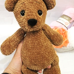 Amigurumi pattern teddy bear/ Crochet pattern stuffed teddy bear/ Plushie pattern crochet teddy bear/ English pattern amigurumi pdf