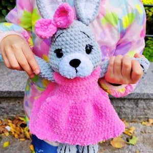 Bunny doll crochet pattern/ Amigurumi pattern bunny in dress/ English pattern amigurumi pdf