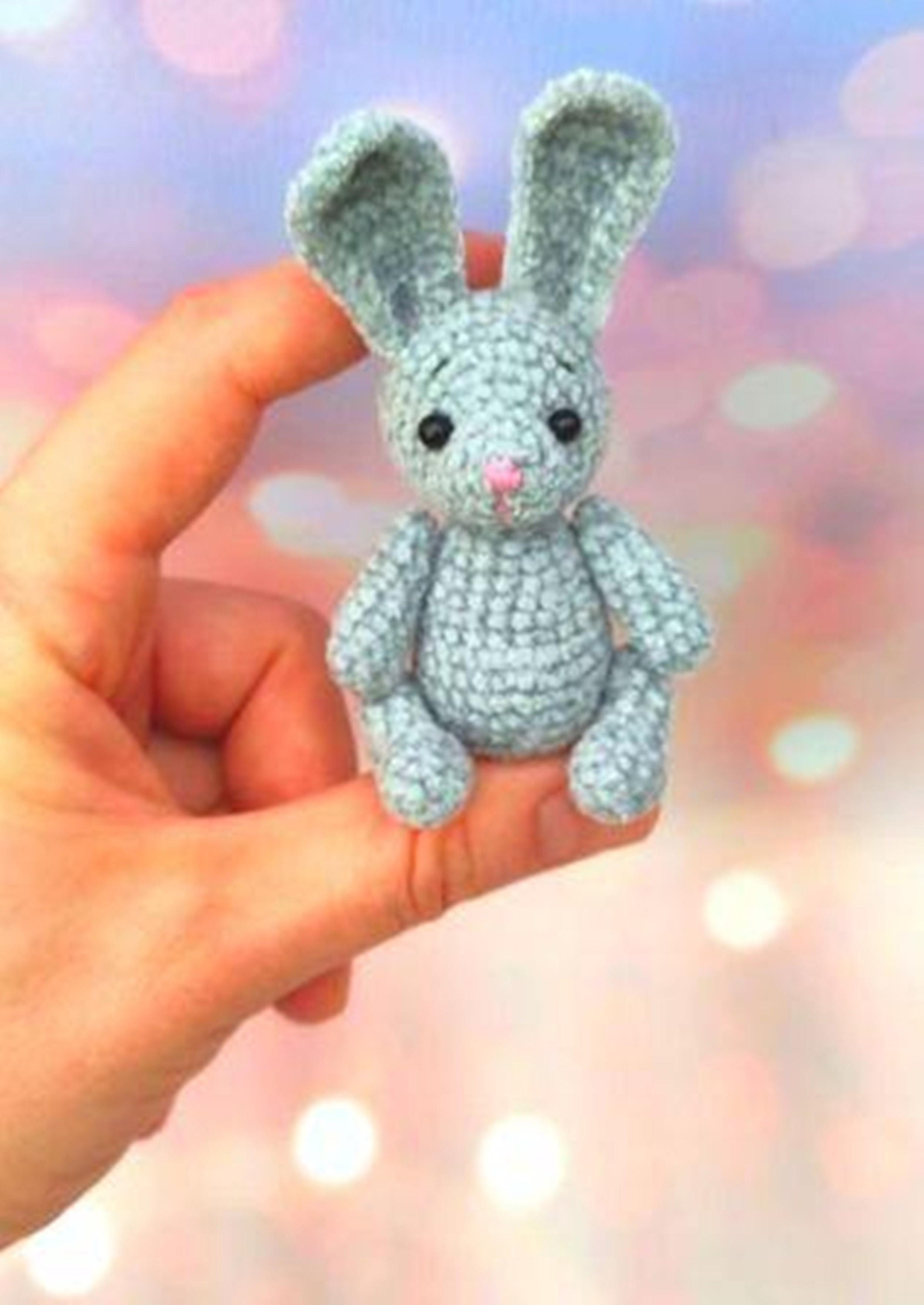 Crochet Bunny Pattern Miniature Bunny Amigurumi Pattern - Etsy