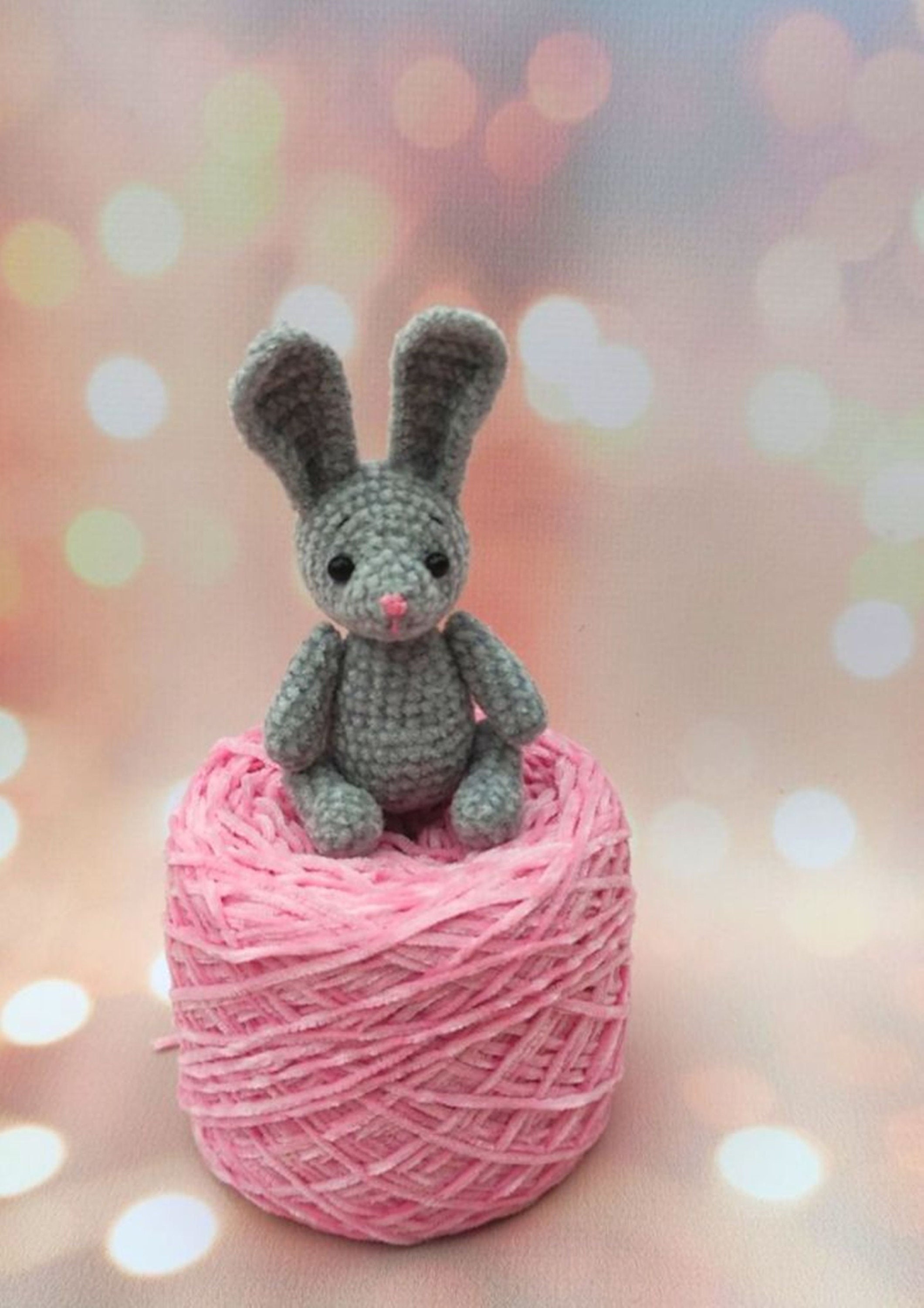 Crochet Bunny Pattern Miniature Bunny Amigurumi Pattern - Etsy