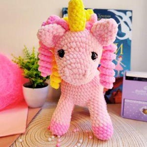 Amigurumi pattern unicorn/ Crochet pattern fantasy animals/ Stuffed unicorn crochet pattern/ English pattern amigurumi pdf