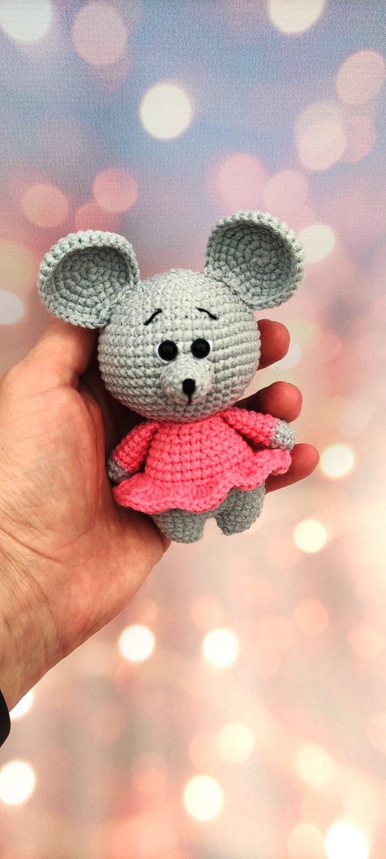 Crochet Mouse Pattern Amigurumi Mini Mouse Pattern English - Etsy