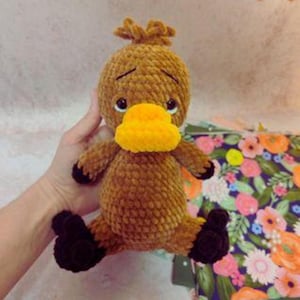 Amigurumi pattern platypus/ Baby platypus crochet pattern/ English pattern amigurumi pdf/ Stuffed animals amigurumi tutorial