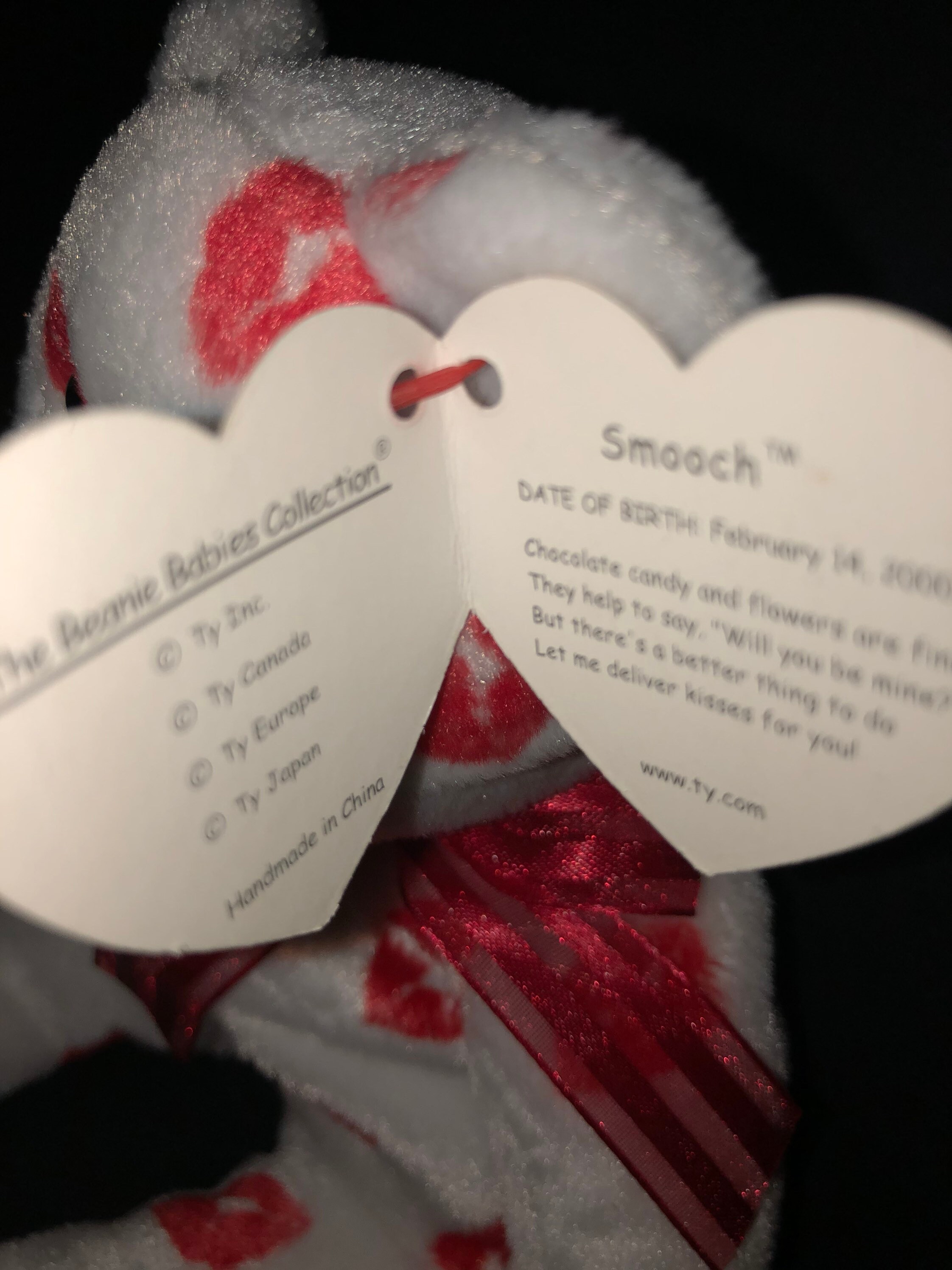 Authentic Ty Smooch Beanie Baby, 2000 - Etsy Sweden