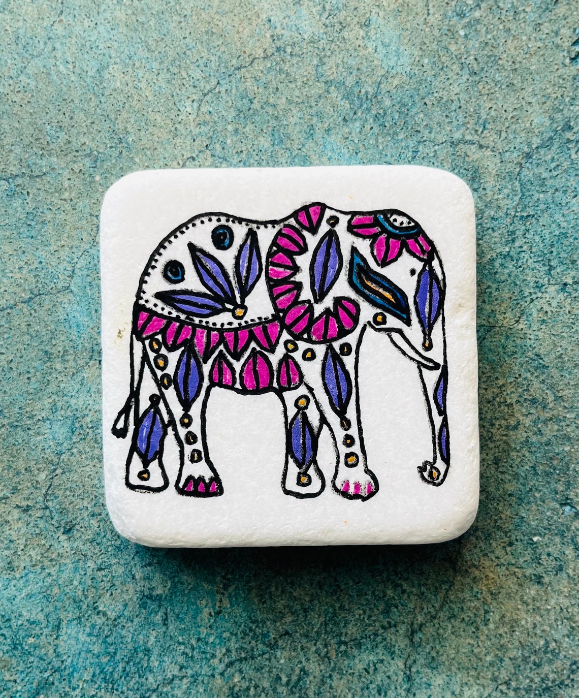 Adult Coloring Rocks, Set of Rocks to Paint, Arts and Crafts, Painted ...