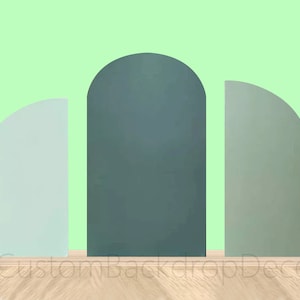 Solid Color Birthday Arch Wall Covers Backdrop Green Wedding Party Event Arch Background Baby Shower Decor Arch Backdrop Elastic band Cover