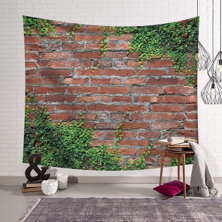 Moss Wall Tapestry Etsy