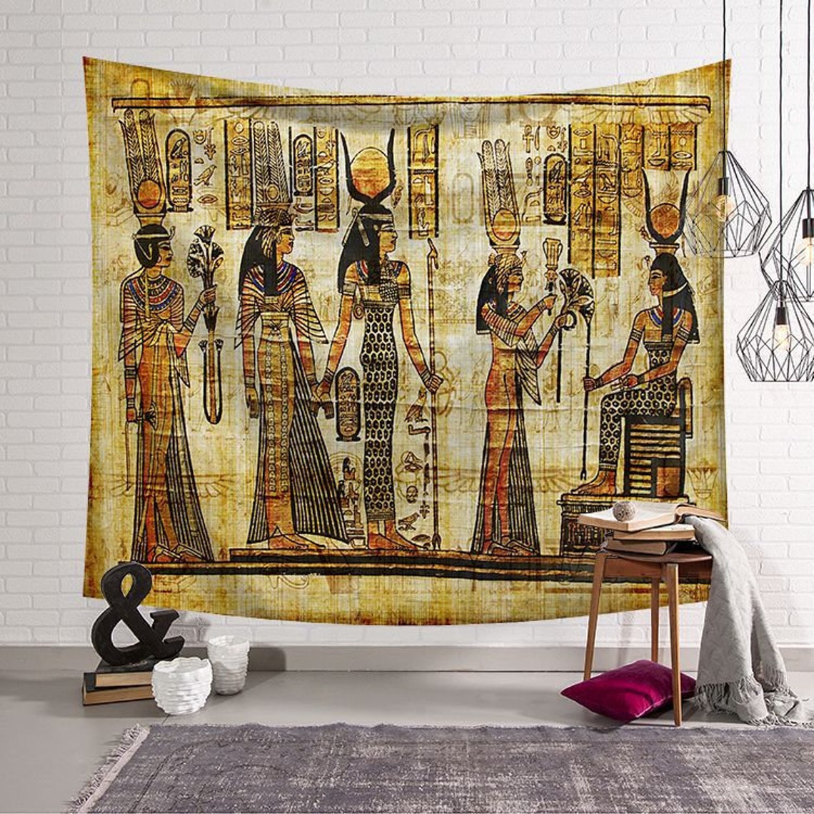 Egyptian Ancient Historical Wall Home Decor Wall Hanging Etsy