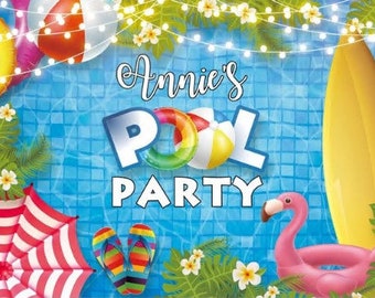 LYCGS Fotohintergrund 'Flamingo & Palmen' | 1,8x1,5 M | Rosa, Tropisches Design | Für Geburtstag & Party