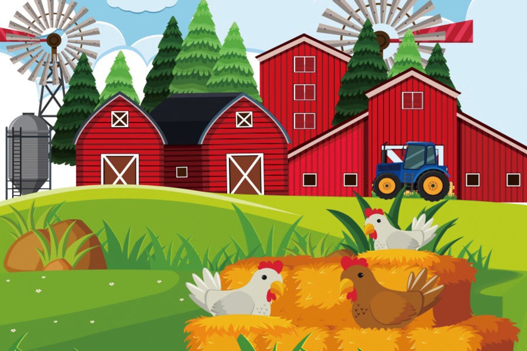 Mini party kit tema fattoria in rosa per il secondo compleanno di Grace 🐥 - Farm party kit