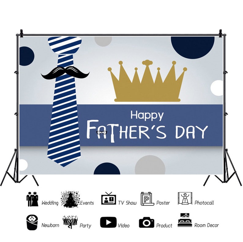 Happy Father’s Day Photography Backdrop Dad Father’s | Etsy