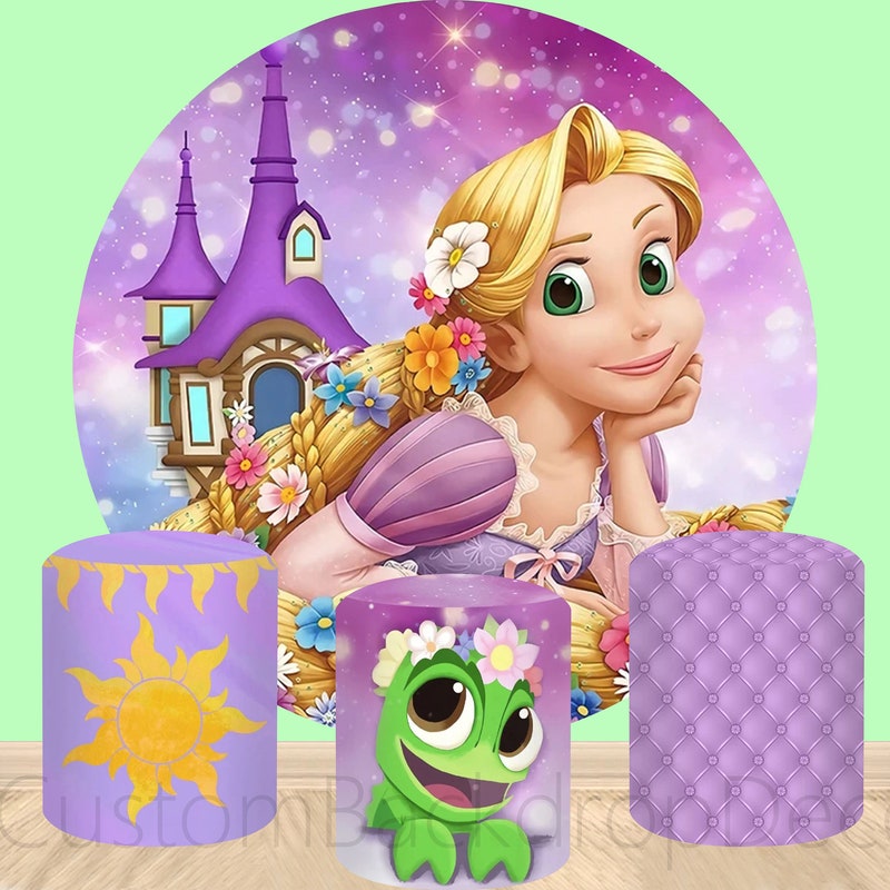 Tangled Backdrop Rocks Rapunzel Backdrop Covers - Etsy