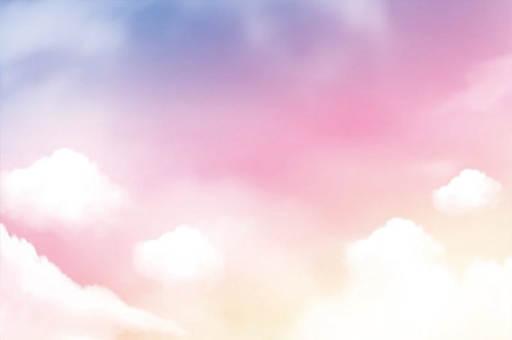 ビニール幕　空と雲 ビニール幕 空と雲［45cm（H）］: タイトルポップ｜販促物・販促通販の