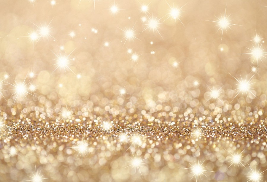 Gold Sparkle Photography Backdrops,Wedding Birthday Party Gold Glitter backdrop Vinyl Photo Booth Background Banner,Printed backdrop decor