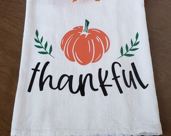 Thankful Kitchen Tea Towel