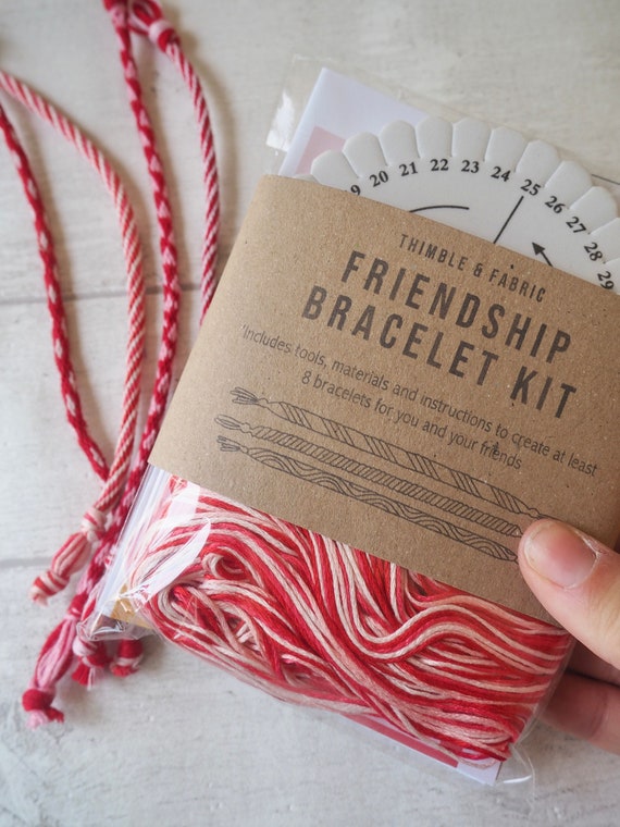 Friendship Bracelet Making Kit, DIY Jewellery Making Kit, Long Distance  Friendship Gift, Creative Gift Idea 