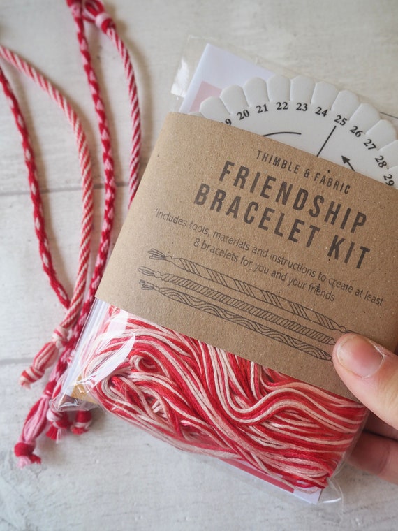 Make Your Own Friendship Bracelet Kit, Kumihimo Disk, DIY