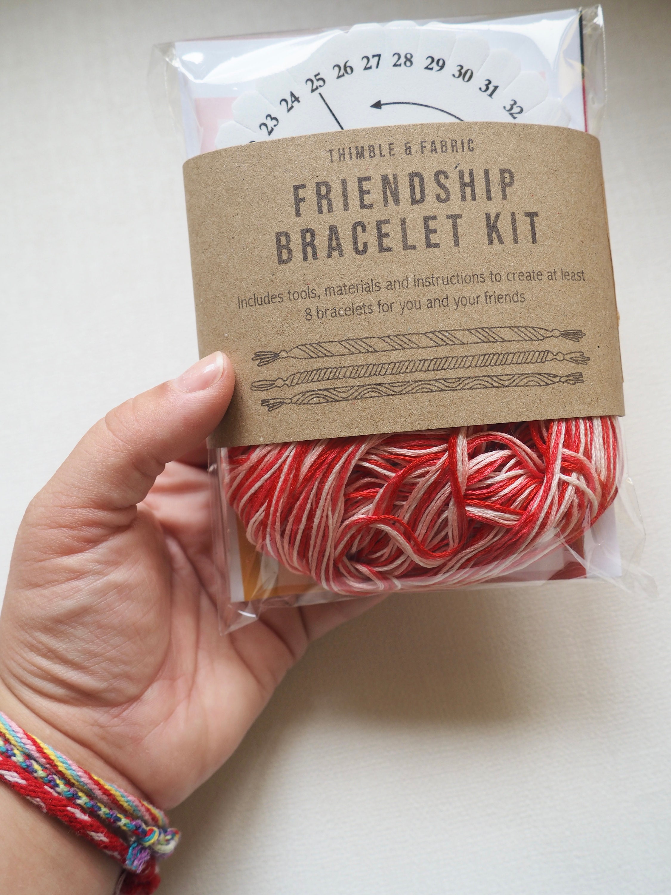 Friendship Bracelet Making Kit. Relaxing Craft Kit for Adults