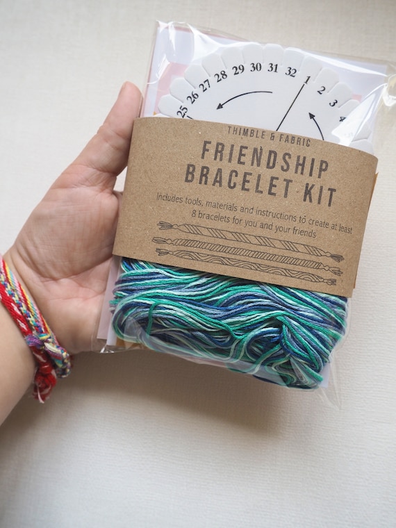 Make Your Own Friendship Bracelet Kit, Kumihimo Disk, DIY