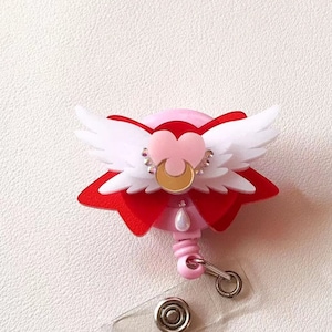 Kawaii cute diy  badge reel