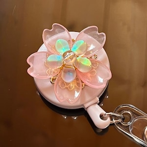 Gratis verzending Super kawaii kersenbloesem badgehaspel