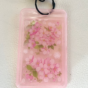 Tarjetero con diseño de flor de cerezo Sakura