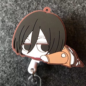 Kawaii manga girl badge reel
