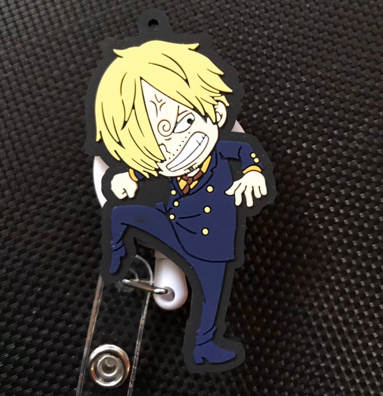 Silicone super cute Japanese manga anime badge reel