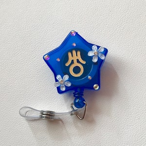 Handmade kawaii  nurse badge reel