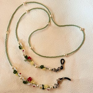 Erdbeer Perlen Brillenkette Brillen Brillenband Brillenband