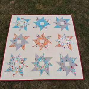 Swirly Stars Quilt PDF Pattern image 2