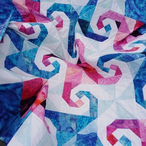 Swirling Trails Quilt PDF Pattern image 3