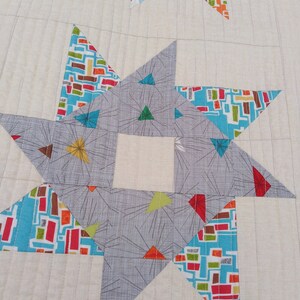 Swirly Stars Quilt PDF Pattern image 6