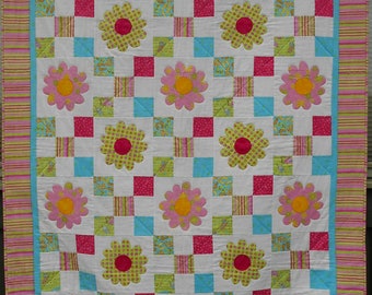 Flower Power Quilt - PDF Pattern