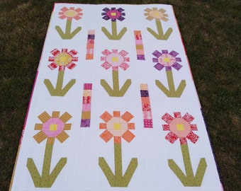 Flower Market Quilt - PDF Pattern